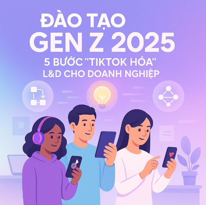Đào Tạo Gen Z 2025: 5 Bước "TikTok Hóa" L&D Cho Doanh Nghiệp